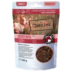 Chewies Lucky Bits - Pack Mixto 10 Chewies Lucky Bits - Pack Mixto -Bravery Tienda 044883 chw luckybits adult pferd 100g front 72dpi 1500px 4