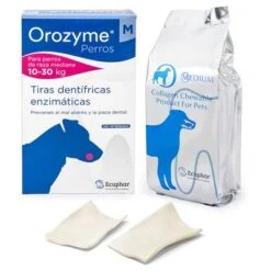 Orozyme Tiras Dentífricas Para Perros -Bravery Tienda 104410 pla orozyme strips mediumdogs hs 01 0