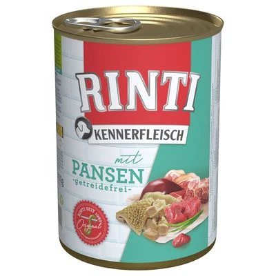 Pack Ahorro: Rinti Kennerfleisch 12 x 400 g Pack Ahorro: Rinti Kennerfleisch 12 X 400 G -Bravery Tienda 111299 pla bilder rinti kennerfleisch pansen 400g hs 01 7
