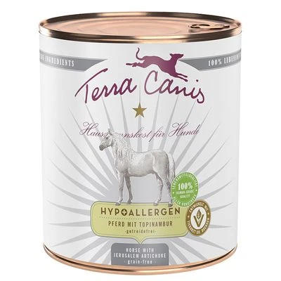 Terra Canis menú hipoalergénico para perros 6 x 800 g Terra Canis Menú Hipoalergénico Para Perros 6 X 800 G -Bravery Tienda 114596 pla terracanis hypoallergen pferd 800g 8