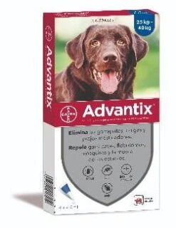 Advantix Pipetas Spot On Para Perro De Más De 25 Kg -Bravery Tienda 117375 advantix antiparasitario perro 25 40kg 1
