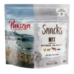 Purizon Snacks Sin Cereales Para Perros 3 X 100 G - Pack Ahorro -Bravery Tienda 133602 pla purizon snacks dog mix 100g 0