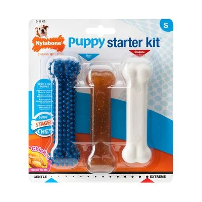 Huesos Nylabone Puppy - Pack de inicio Huesos Nylabone Puppy - Pack De Inicio -Bravery Tienda 150796 interpet nylabone puppy starterkit dogchew hs 01 3