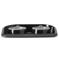 Comedero Doble Savic Butler Happy Planet Para Mascotas -Bravery Tienda 181836 savic futterbar butler happy planet hs 03 7