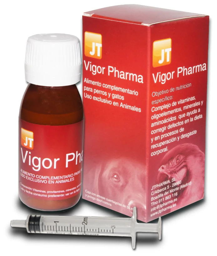 Complemento para Perros y Gatos Vigor Pharma 55 ml Complemento Para Perros Y Gatos Vigor Pharma 55 Ml -Bravery Tienda 187194 8436562620202 1