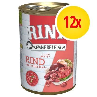 Pack Ahorro: Rinti Kennerfleisch 12 x 400 g Pack Ahorro: Rinti Kennerfleisch 12 X 400 G -Bravery Tienda