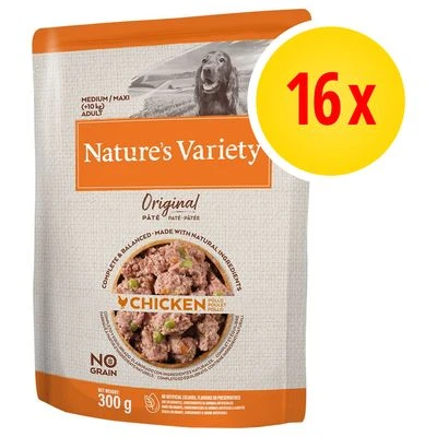 Nature's Variety Original Paté No Grain Medium/Maxi Adult 16 x 300 g Nature's Variety Original Paté No Grain Medium/Maxi Adult 16 X 300 G -Bravery Tienda