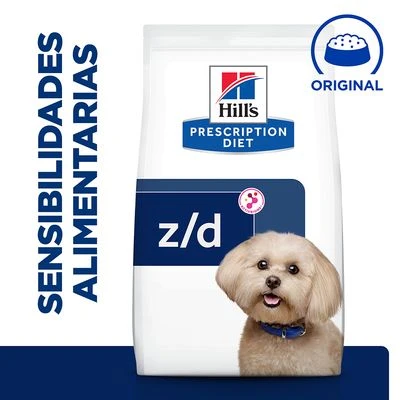 Hill's z/d Mini Prescription Diet Food Sensitivities pienso para perros Hill's Z/d Mini Prescription Diet Food Sensitivities Pienso Para Perros -Bravery Tienda 1 50 pd zd mini dog bk31571m plp es 0