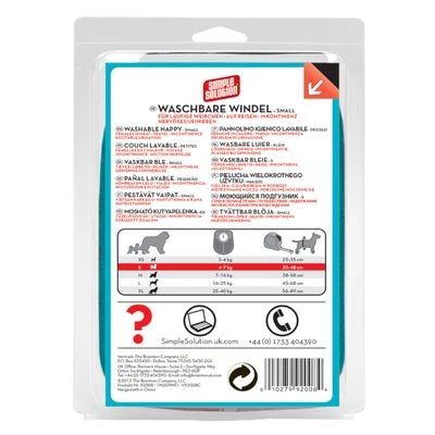 Simple Solution pañal lavable para perros Simple Solution Pañal Lavable Para Perros -Bravery Tienda 200309 manna pro simple solution waschbare windel hs3 1