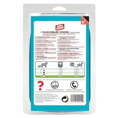 Simple Solution pañal lavable para perros Simple Solution Pañal Lavable Para Perros -Bravery Tienda 201598 manna pro simple solution waschbare windel hs10 8