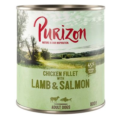 Purizon Adult 12 x 800 g comida húmeda sin cereales para perros Purizon Adult 12 X 800 G Comida Húmeda Sin Cereales Para Perros -Bravery Tienda 208998 pla purizon lamm 800g 5