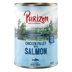 Purizon Adult 6 X 400 G Comida Húmeda Sin Cereales Para Perros -Bravery Tienda 209097 pla purizon lachs 400 g 1