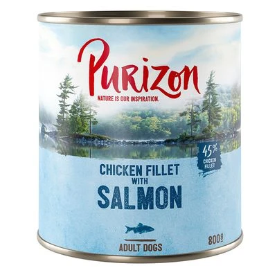 Purizon Adult 12 x 800 g comida húmeda sin cereales para perros Purizon Adult 12 X 800 G Comida Húmeda Sin Cereales Para Perros -Bravery Tienda 209101 pla purizon lachs 800g 6