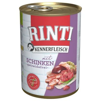 Pack Ahorro: Rinti Kennerfleisch 12 x 400 g Pack Ahorro: Rinti Kennerfleisch 12 X 400 G -Bravery Tienda 22268 pla bilder rinti kennerfleisch schinken 400g hs 01 8