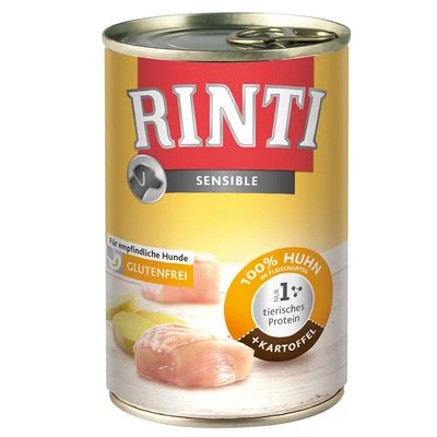 Rinti Sensible 6 x 400 g Rinti Sensible 6 X 400 G -Bravery Tienda 23412 pla rinti sensible huhn kartoffel 2