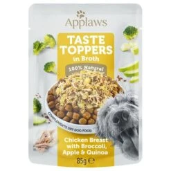 Applaws Taste Toppers Con Caldo En Bolsitas Para Perros 12 X 85 G -Bravery Tienda 235219 pla applaws toppers pouch huhn hs 01 4