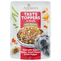 Applaws Taste Toppers Con Caldo En Bolsitas Para Perros 12 X 85 G -Bravery Tienda 236296 pla applaws toppers pouch rind hs 01 1