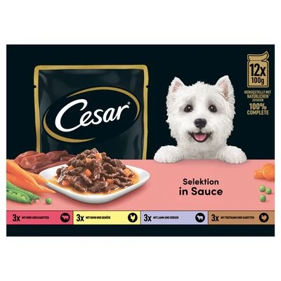 Cesar Selección Carne Con Verduras En Salsa -Bravery Tienda