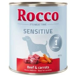 Rocco Sensitive Pack Ahorro 24 X 800 G -Bravery Tienda 259796 pla rocco sensitive beefcarrots 800g 1000x1000 8