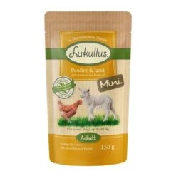 Lukullus Mini Sin Cereales 48 X 150 G - Pack Ahorro -Bravery Tienda 264996 pla luk mini poultrylamb 6x150g 3