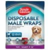 Simple Solution Pañal Desechable Para Perros Macho 2 Simple Solution Pañal Desechable Para Perros Macho -Bravery Tienda 265897 pla simplesolution disposable male wrap xsmall hs 01 2