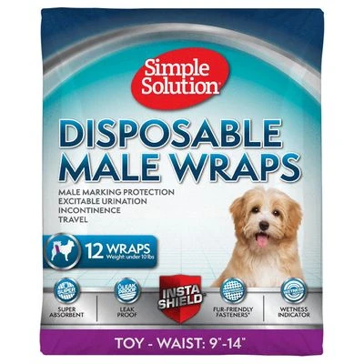 Simple Solution pañal desechable para perros macho Simple Solution Pañal Desechable Para Perros Macho -Bravery Tienda