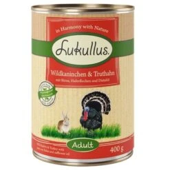 Pack Ahorro: Lukullus 24 X 400 G 5 Pack Ahorro: Lukullus 24 X 400 G -Bravery Tienda 28048 pla lukullus wildkaninchen truthahn 6 x 400 g 7