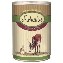 Pack Ahorro: Lukullus 24 X 400 G 9 Pack Ahorro: Lukullus 24 X 400 G -Bravery Tienda 28057 pla lukullus kaninchen wild 6 x 400 g 9