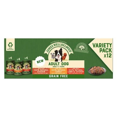 James Wellbeloved Adult sin cereales para perros James Wellbeloved Adult Sin Cereales Para Perros -Bravery Tienda