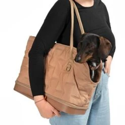 Bolso De Transporte TIAKI Premium Camello Para Mascotas -Bravery Tienda 295114 premium umhaengetasche camello fg 4518 9