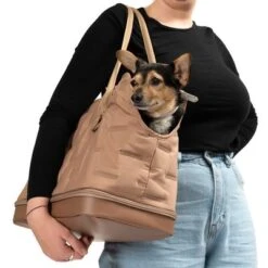 Bolso De Transporte TIAKI Premium Camello Para Mascotas -Bravery Tienda 295114 premium umhaengetasche camello fg 4534 6