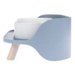 TIAKI Comedero Doble De Cerámica Para Mascotas -Bravery Tienda 302496 tiaki napf duo grau fg 6155 4