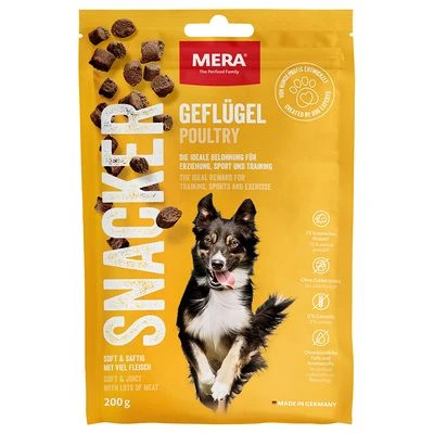 MERA Snacks Mix para perros MERA Snacks Mix Para Perros -Bravery Tienda 306399 pla mera snacker gefluegel 200g hs 01 9