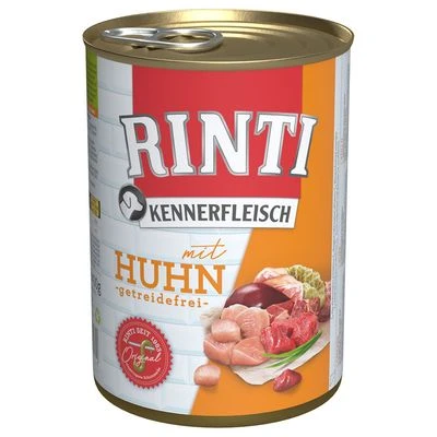 Pack Ahorro: Rinti Kennerfleisch 12 x 400 g Pack Ahorro: Rinti Kennerfleisch 12 X 400 G -Bravery Tienda 3133 pla bilder rinti kennerfleisch huhn 400g hs 01 1