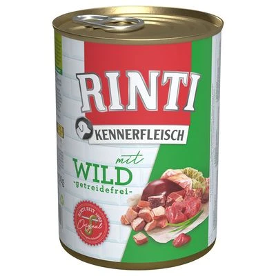 Pack Ahorro: Rinti Kennerfleisch 12 x 400 g Pack Ahorro: Rinti Kennerfleisch 12 X 400 G -Bravery Tienda 3134 pla bilder rinti kennerfleisch wild 400g hs 01 9