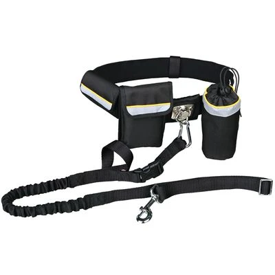 Correa con cinturón manos libres Trixie para perros Correa Con Cinturón Manos Libres Trixie Para Perros -Bravery Tienda 34082 pla hands free joggingleine hs 01 1