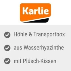 Cesta De Viaje Y Cueva Karlie Salus Para Mascotas -Bravery Tienda 341219 karlie reisekorb salus hs 03 5