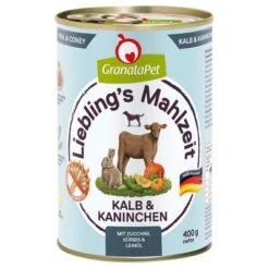Granatapet Liebling's Mahlzeit 6 X 400 G -Bravery Tienda 362498 pla granatapet lieblings mahlzeit kalbkaninchen 6x400g hs 01 7