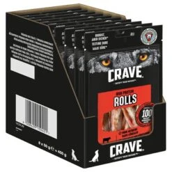 Crave Maxi High Protein Rolls Snacks Para Perros -Bravery Tienda 371398 mars crave maxi highprotein rolls rind hs 02 8