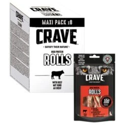 Crave Maxi High Protein Rolls Snacks Para Perros -Bravery Tienda 371398 mars crave maxi highprotein rolls rind hs 03 0