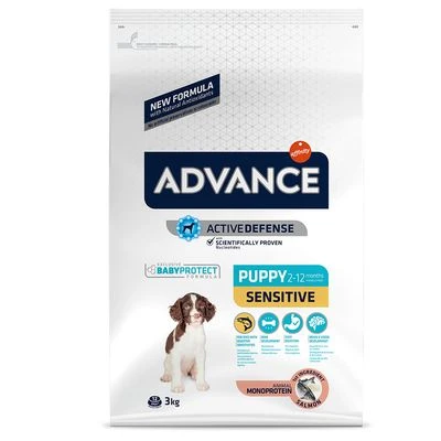 Advance Puppy Sensitive salmón y arroz Advance Puppy Sensitive Salmón Y Arroz -Bravery Tienda 397598 advance puppy sensitive lachs 3kg hs 02 8