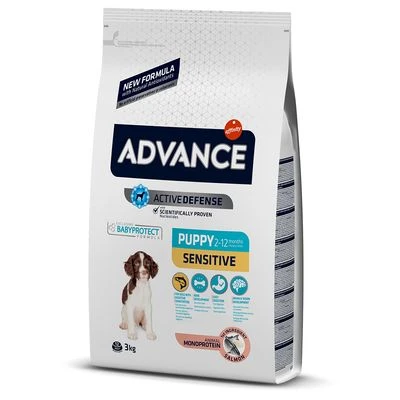 Advance Puppy Sensitive salmón y arroz Advance Puppy Sensitive Salmón Y Arroz -Bravery Tienda 397598 pla advance puppy sensitive lachs 3kg hs 01 2