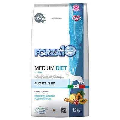 Forza10 Medium Diet con pescado Forza10 Medium Diet Con Pescado -Bravery Tienda 55391 PLA Forza10 MediumDiet Fish 12kg 5