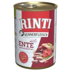 Rinti Kennerfleisch 6 X 400 G -Bravery Tienda 59045 pla bilder rinti kennerfleisch ente 400g hs 01 3