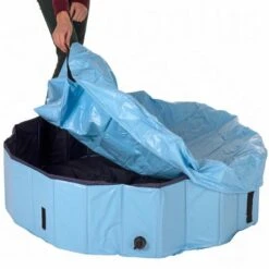 Piscina Para Perros Keep Cool -Bravery Tienda 60405 dog pool mit schutzabdeckung 03 6