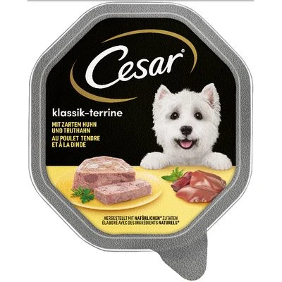 Cesar en tarrinas 56 x 150 g Cesar En Tarrinas 56 X 150 G -Bravery Tienda 78459 pla mars cesar klassiker huhn truthahn hs 01 0