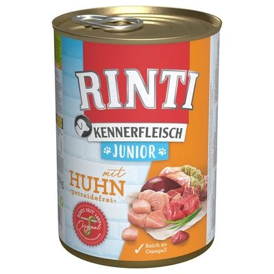 Pack Ahorro: Rinti Kennerfleisch 12 x 400 g Pack Ahorro: Rinti Kennerfleisch 12 X 400 G -Bravery Tienda 82551 pla bilder rinti kennerfleisch junior huhn 400g hs 01 7