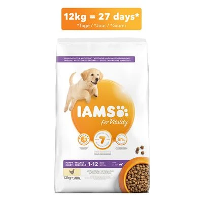 IAMS for Vitality Puppy & Junior Large con pollo fresco IAMS For Vitality Puppy & Junior Large Con Pollo Fresco -Bravery Tienda 83714 iams dog puppyjunior large 12kg hs 02 3