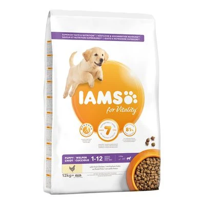 IAMS for Vitality Puppy & Junior Large con pollo fresco IAMS For Vitality Puppy & Junior Large Con Pollo Fresco -Bravery Tienda 83714 pla iams dog puppyjunior large 12kg 7