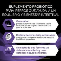 Purina Pro Plan FortiFlora Canine Probiotic Complemento Alimenticio Para Perros -Bravery Tienda 8445290041111 2 beneficios 7